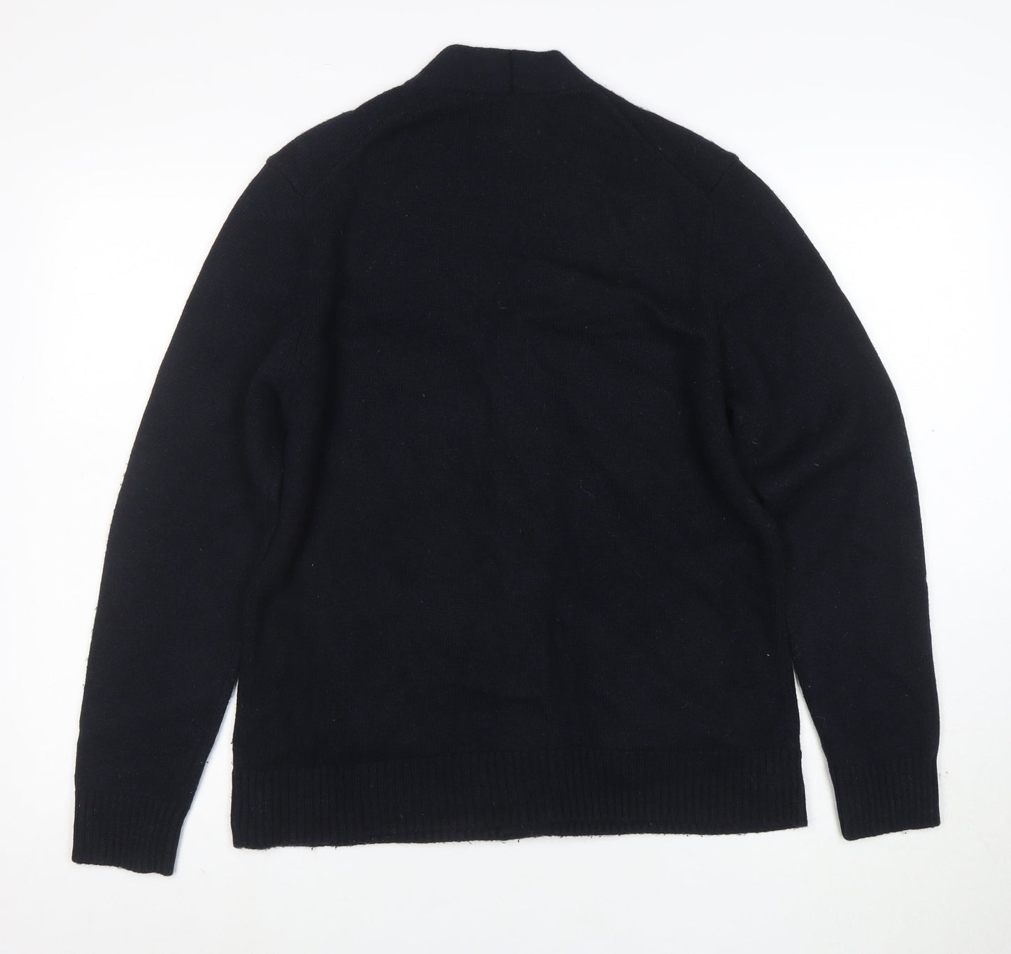 Marks and Spencer Men’s Black Lambswool Blend Cardigan M