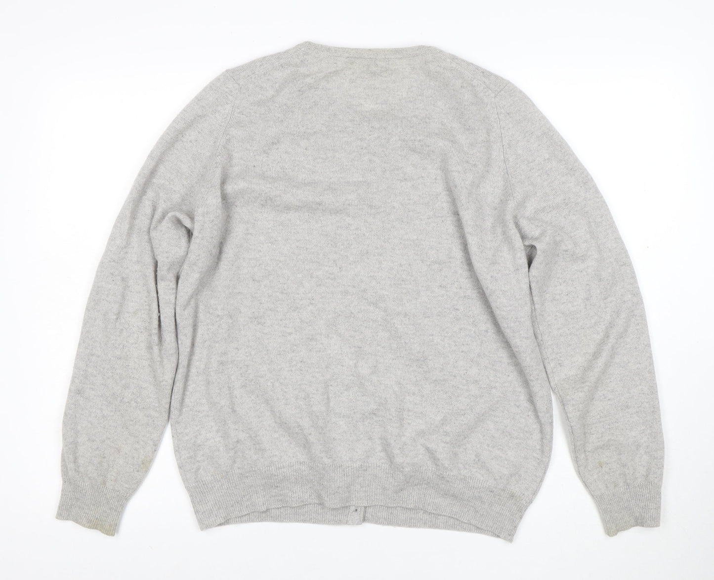 Marks and Spencer Women’s Grey 100% Cashmere Cardigan Size 18