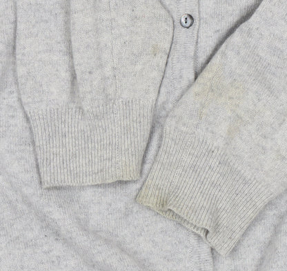 Marks and Spencer Women’s Grey 100% Cashmere Cardigan Size 18