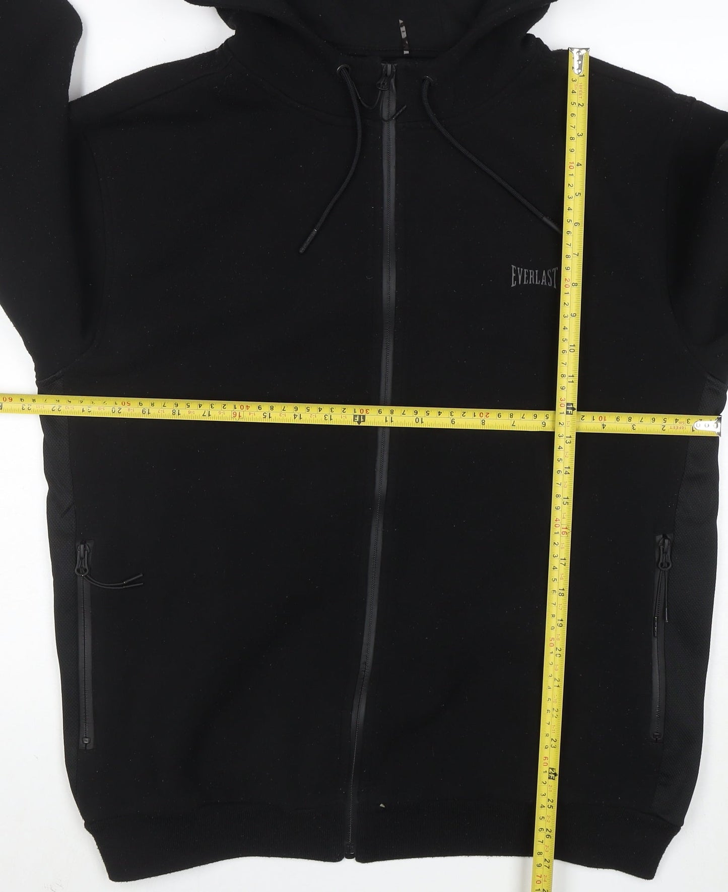 Everlast Men's Black Full Zip Hoodie XL Sports Fleece