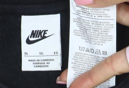 Nike Men's Black XL Pullover Crew Neck Sweatshirt