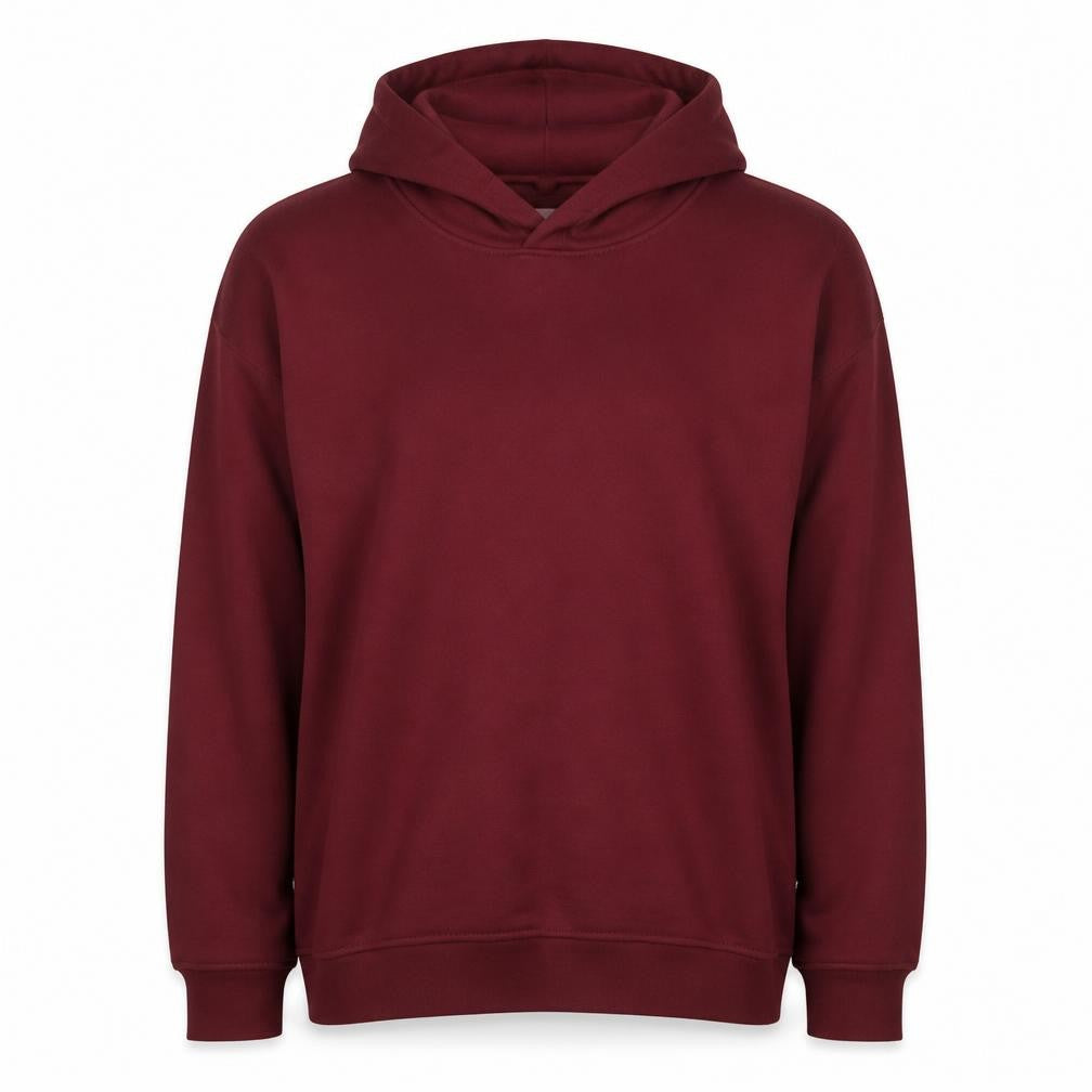 Beach Angels Womens Burgundy Pullover Hoodie Size 20 Cotton Blend