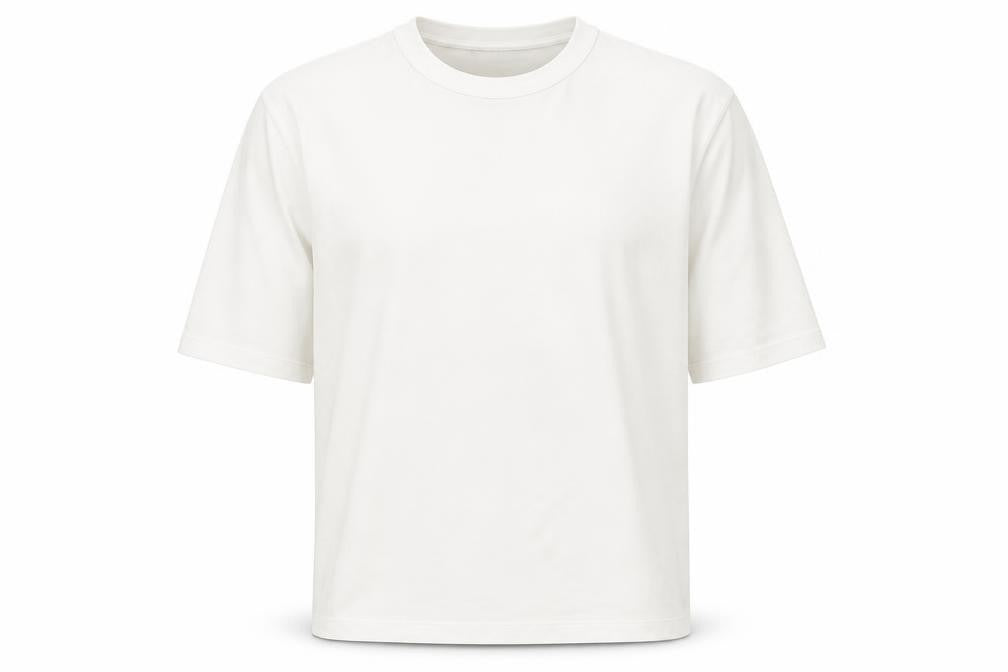 Front view of Marks & Spencer unisex white cotton crew neck short sleeve t-shirt, size 16
