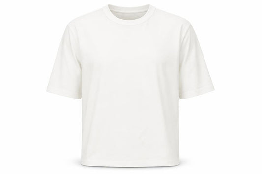 Front view of Marks & Spencer unisex white cotton crew neck short sleeve t-shirt, size 16