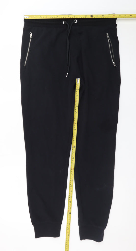 Marks and Spencer Men’s Black Jogger Trousers Medium