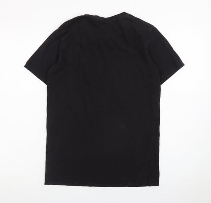 NICCE Mens Black Crew Neck Short Sleeve T-Shirt XS