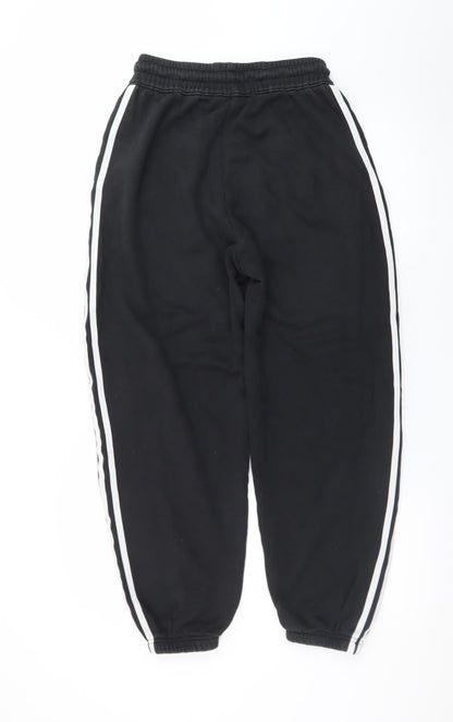 Adidas Women's Black Jogger Sweatpants UK 8 Tapered Fit