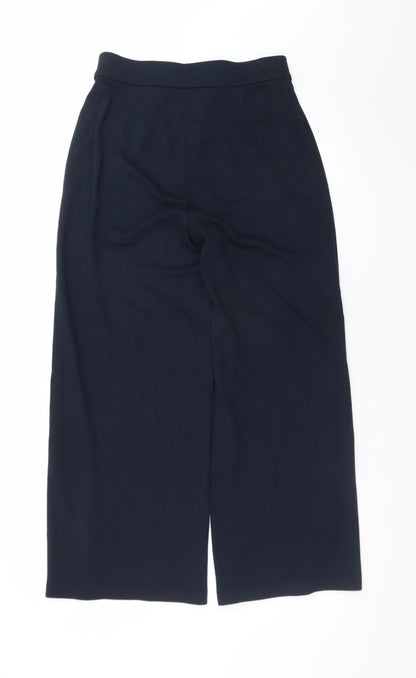 Marks and Spencer Women’s Black Wide-Leg Stretch Trousers Size 10
