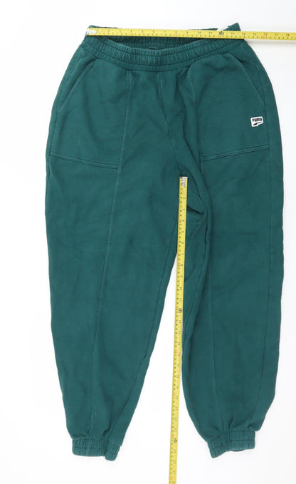 Puma Men's Green Jogger Sweatpants M Regular Fit