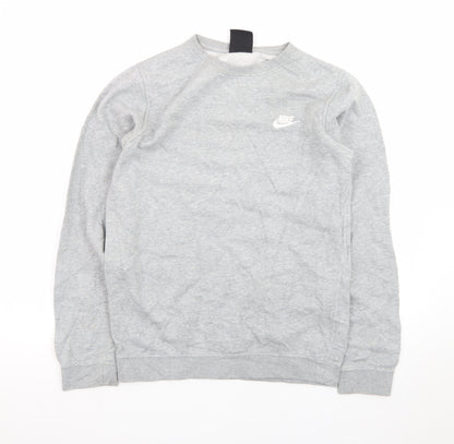 Nike Men's Grey XS Crew Neck Pullover Sweatshirt