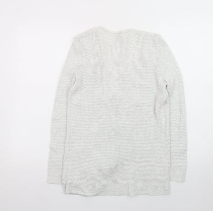 Gap Women’s Grey XS Lightweight Open Knit Cardigan