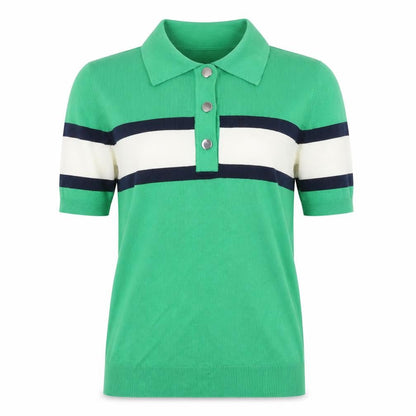 Marks & Spencer Men’s Green Colourblock Polo Shirt Size S