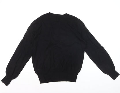 Lipsy Women’s Black Sequin Love Christmas Jumper Size 12