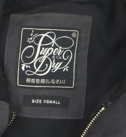 Superdry Women's Black Quilted Bomber Jacket XS