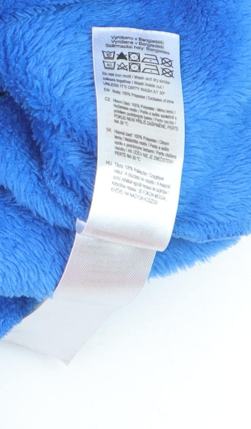 Sonic The Hedgehog Boys Blue Hooded Fleece Robe 7-10 Years