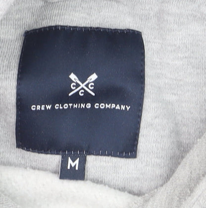 Crew Clothing Company Men Grey Pullover Hoodie M Regular Fit