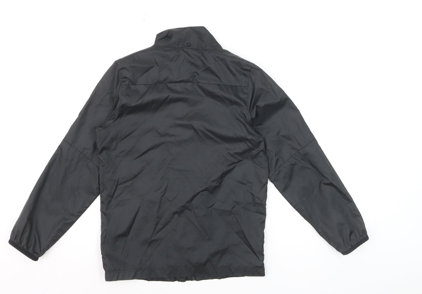 Nike Boys Black 8-10 Years Track Jacket Full Zip Lightweight Activewear