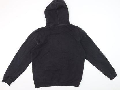 Champion Men's Black Pullover Hoodie L Fleece Sportswear