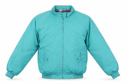 Eddie Bauer Men's Green Bomber Jacket L Classic Lined Cotton Blend