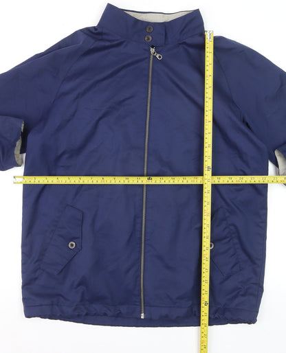 Nike 6.0 Men's Blue Full Zip Bomber Jacket Size M Polyester