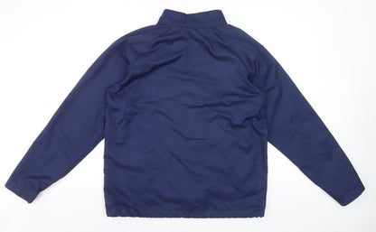 Nike 6.0 Men's Blue Full Zip Bomber Jacket Size M Polyester