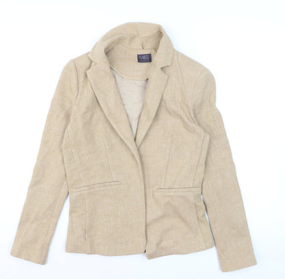 Marks and Spencer Women’s Beige Tailored Blazer UK 8