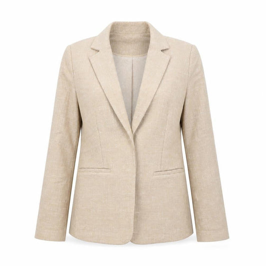 Marks and Spencer Women’s Beige Tailored Blazer UK 8