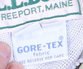 L.L. Bean Men's Beige M Gore-Tex Hooded Waterproof Rain Jacket