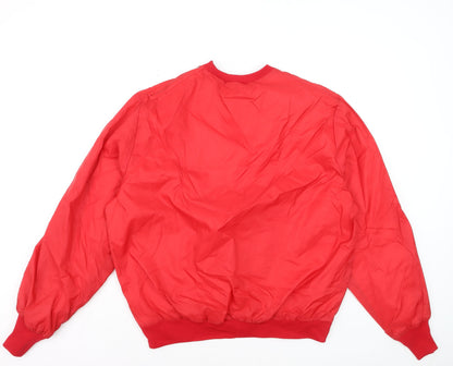 West Wind Mens Red XL Pullover Crew Neck Nylon Jumper
