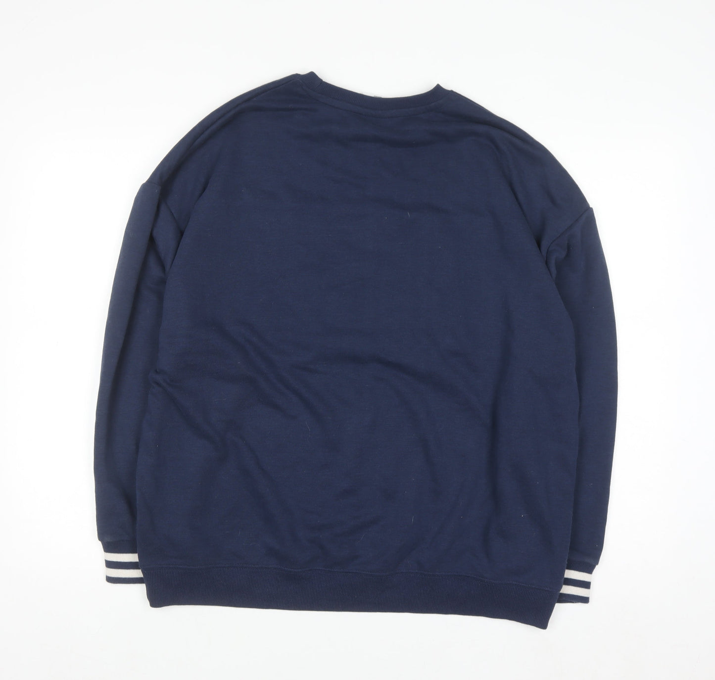 Disney Stitch Primark Women's Navy Sweatshirt Size M Pullover