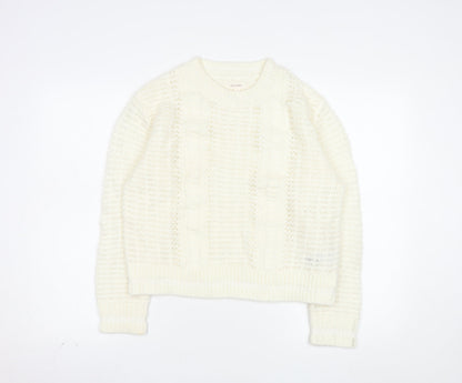 Marks and Spencer Per Una Women’s Ivory Knit Jumper Size S