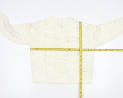 Marks and Spencer Per Una Women’s Ivory Knit Jumper Size S