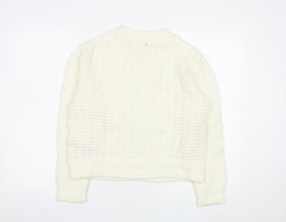 Marks and Spencer Per Una Women’s Ivory Knit Jumper Size S
