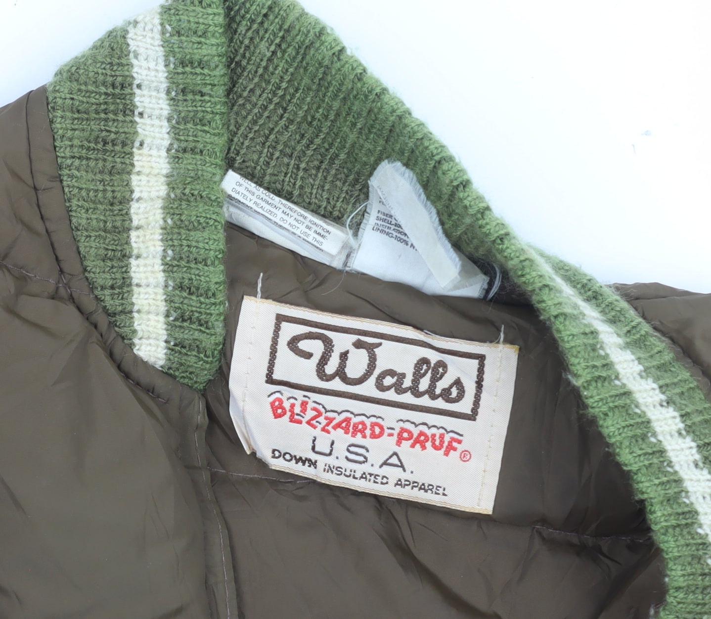 Walls Men's Brown 38 Regular Down Puffer Jacket