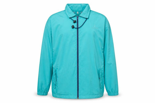 Le Coq Sportif Men's Green XL Retro Windbreaker Jacket