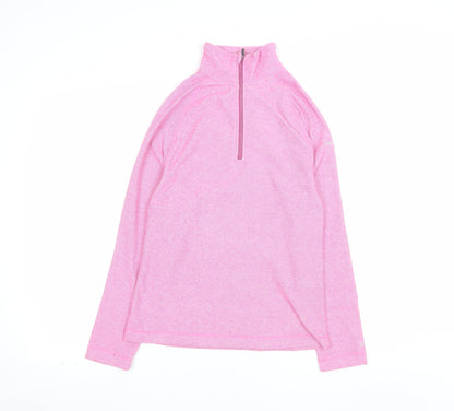 Trespass Womens Pink XS 1/2 Zip Pullover Sweatshirt