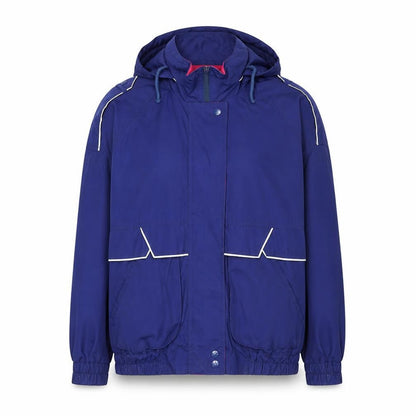 YMO by Alto Sportswear Womens Blue M Windbreaker Jacket Hooded