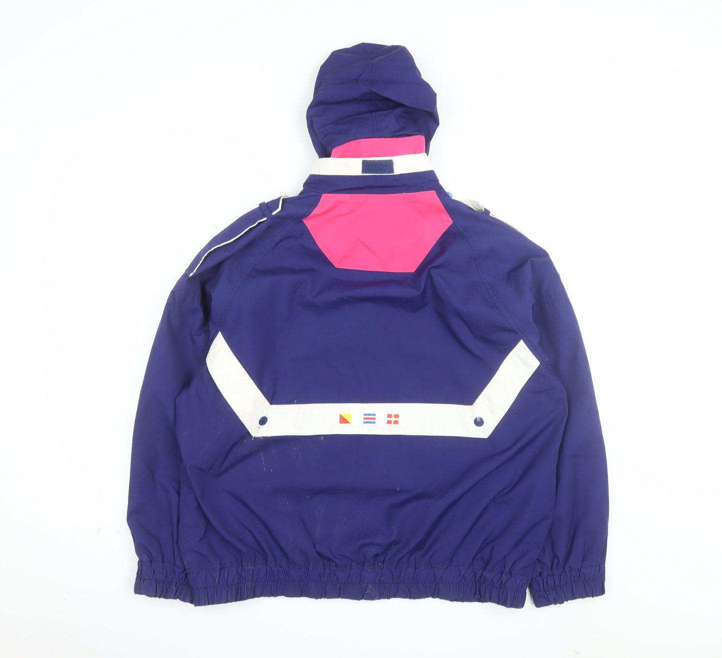 YMO by Alto Sportswear Womens Blue M Windbreaker Jacket Hooded