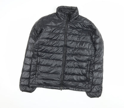 CAMP7 Men's Black Puffer Jacket Medium Lightweight Down Outdoor