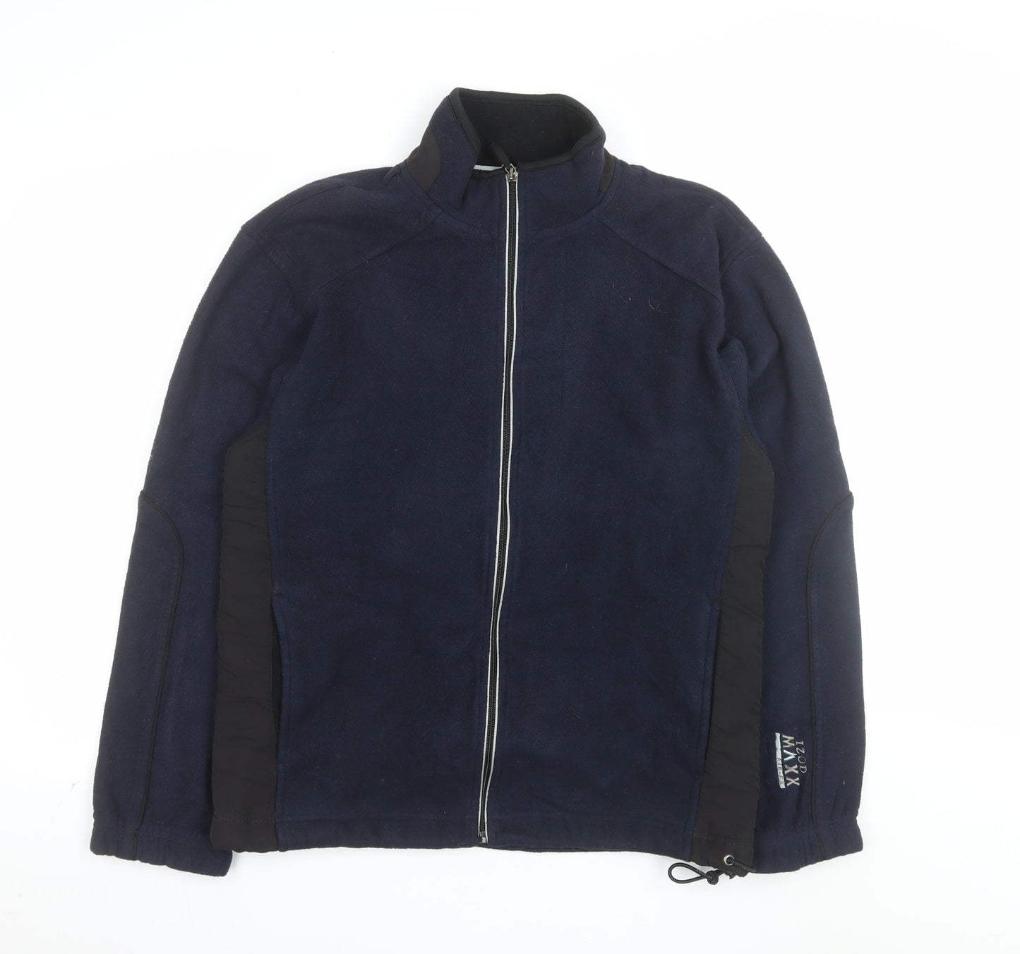 IZOD PerformX Men's Blue Full Zip Fleece Sweatshirt Medium