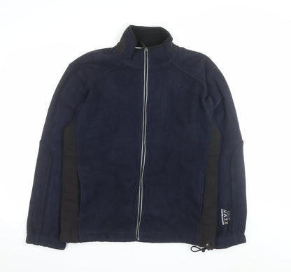IZOD PerformX Men's Blue Full Zip Fleece Sweatshirt Medium