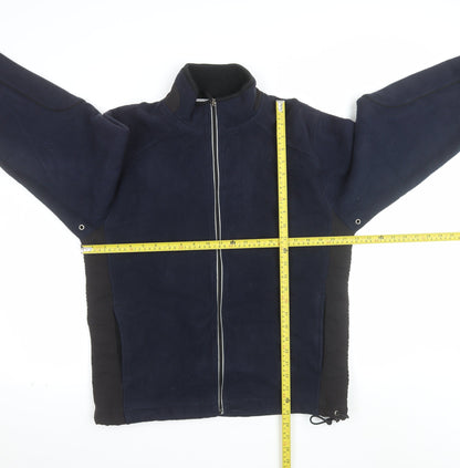 IZOD PerformX Men's Blue Full Zip Fleece Sweatshirt Medium