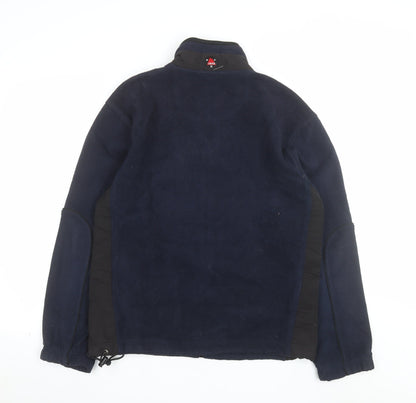 IZOD PerformX Men's Blue Full Zip Fleece Sweatshirt Medium