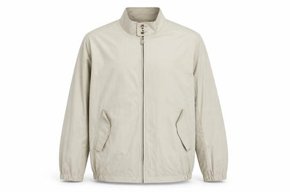 Sears Men’s Beige Full Zip Polyester Jacket Size L 44in Casual