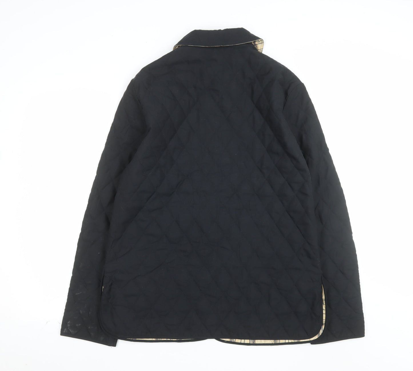 Jones New York Country Women’s Black Quilted Mid-Length Jacket S