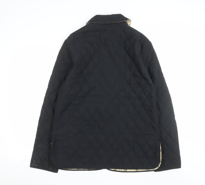 Jones New York Country Women’s Black Quilted Mid-Length Jacket S