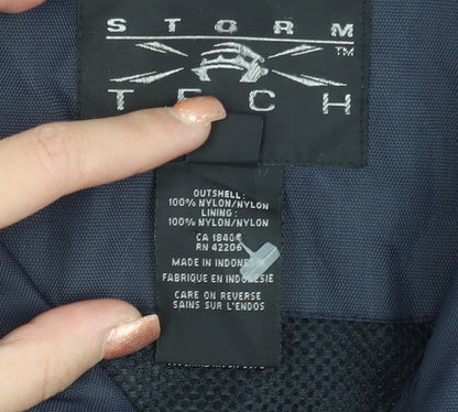 Stormtech Men's Navy XL Nylon Windbreaker Jacket with Pockets
