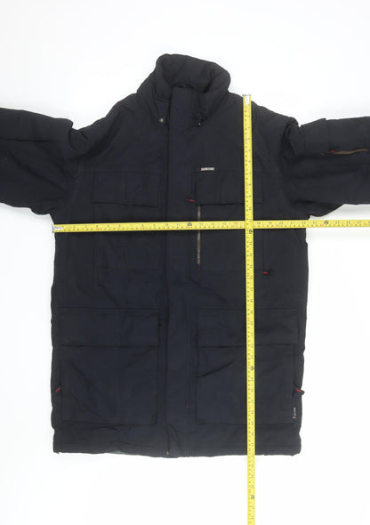 Didriksons Men Blue Waterproof Parka Jacket M Regular Fit Winter Coat
