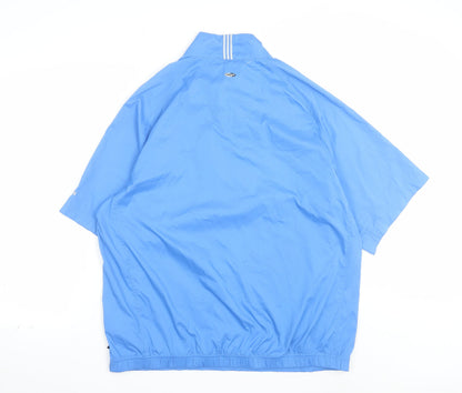 Adidas Men's Blue L 1/4 Zip Golf Pullover Top