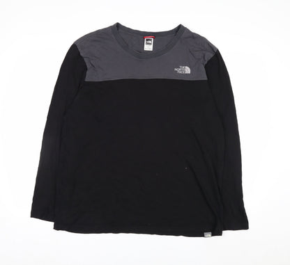 The North Face Men’s Black XL Long Sleeve Cotton Crew Casual Top